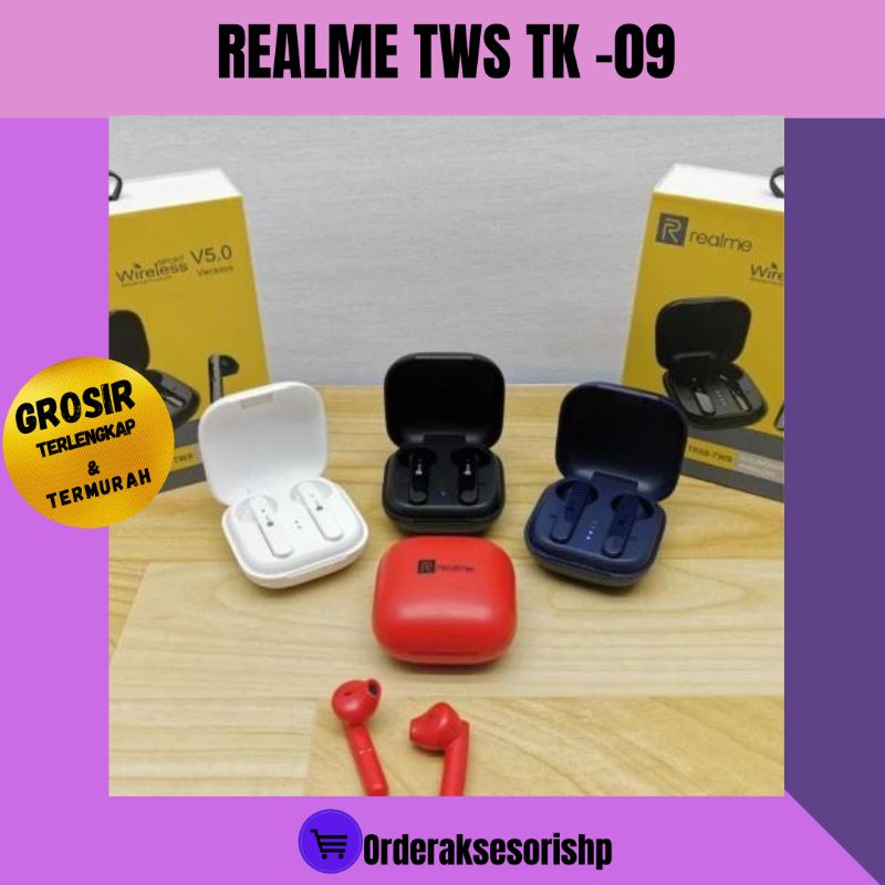 HANDSFREE BLUETOOTH TWS REALME TK09/ HEADSET