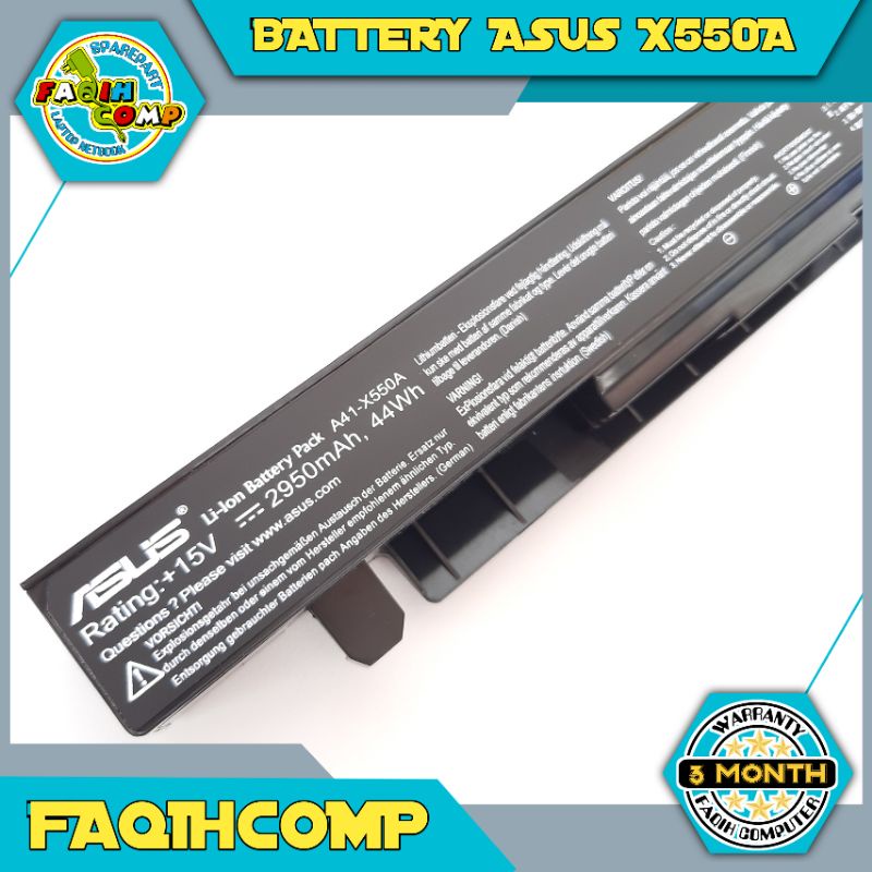 Baterai Batre Original Laptop Asus A450 A550 X450 X450C X450CA X450V X452 X452E X550 X550C A41-X550A