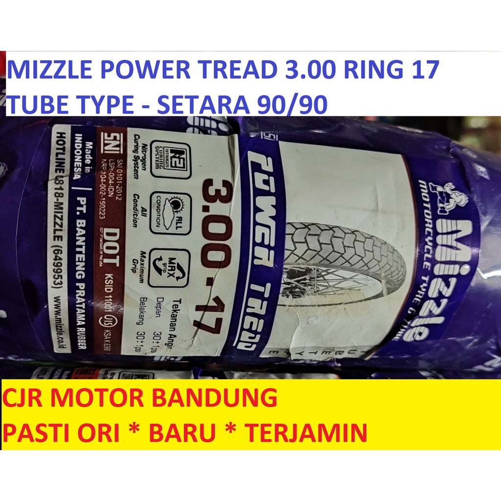 MIZZLE POWER TREAD 300 ring 17 ban semi trail motor non tubeless