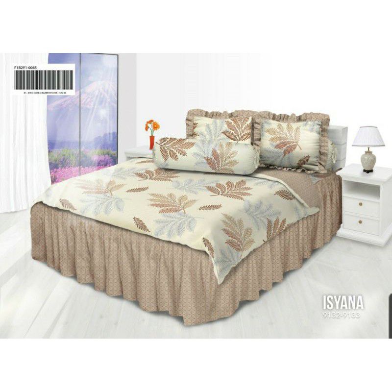 Bedcover MY LOVE Rumbai King 180x200 ISYANA Rumbay