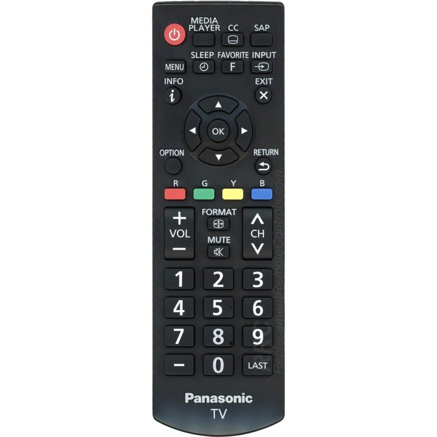 Remot Remote TV Panasonic Viera LCD LED Original Pabrik / KW