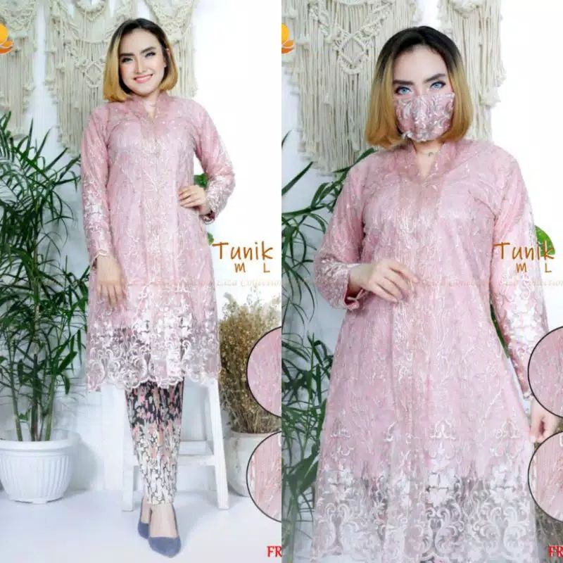 SETELAN KEBAYA KARTINI/KEBAYA FLOY TUNIK/KEBAYA ORI/BY LZ