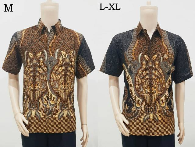 Kemeja Jumbo Big Size 4L-5L Atasan Baju Hem Pria Formal Casual Kemeja Batik Ukuran Besar NDR Ck