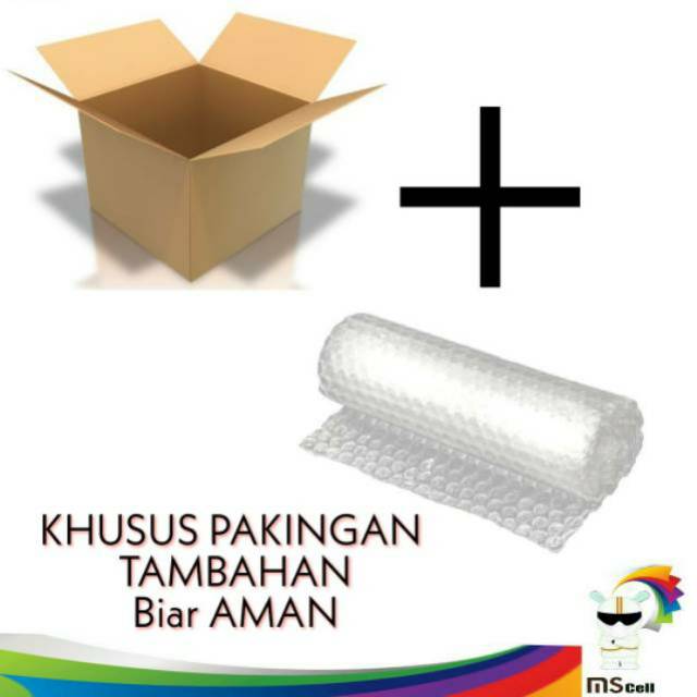 

Paking Ektra Tambahan Bubble Warp + Kardus [Hanya Untuk Tambahan Produk]