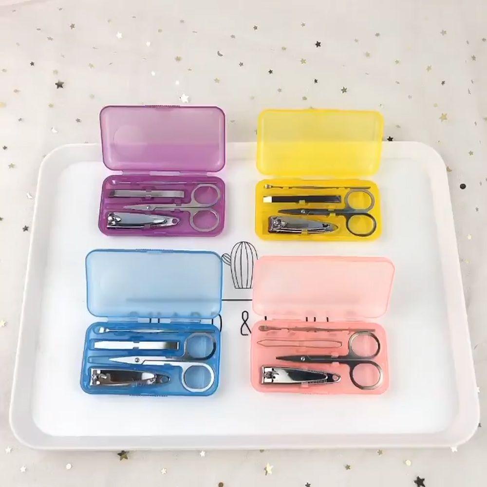 Solighter 4Pcs/Set Gunting Kuku Perawatan Jari Kecantikan Set Pedicure