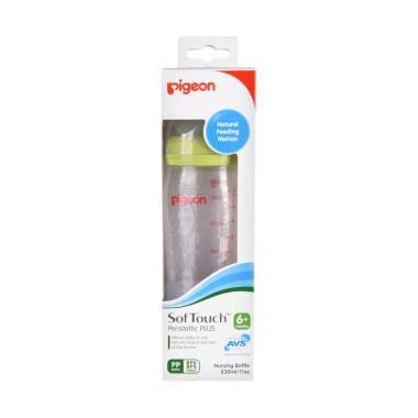 Botol Susu Asi Bayi Pigeon Peristaltic Plus Wide Neck Wideneck Bottle 330 ml