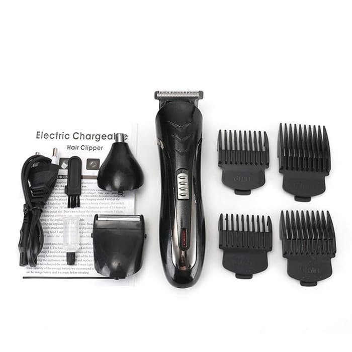 alat cukur rambut rechargeable kemei km 1419 clipper kemei