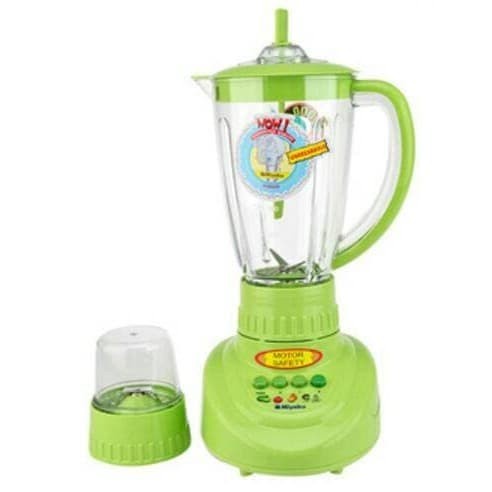 MIYAKO BLENDER 2IN1 PLASTIK WARNA HIJAU BL 151 PF AP GARANSI RESMI