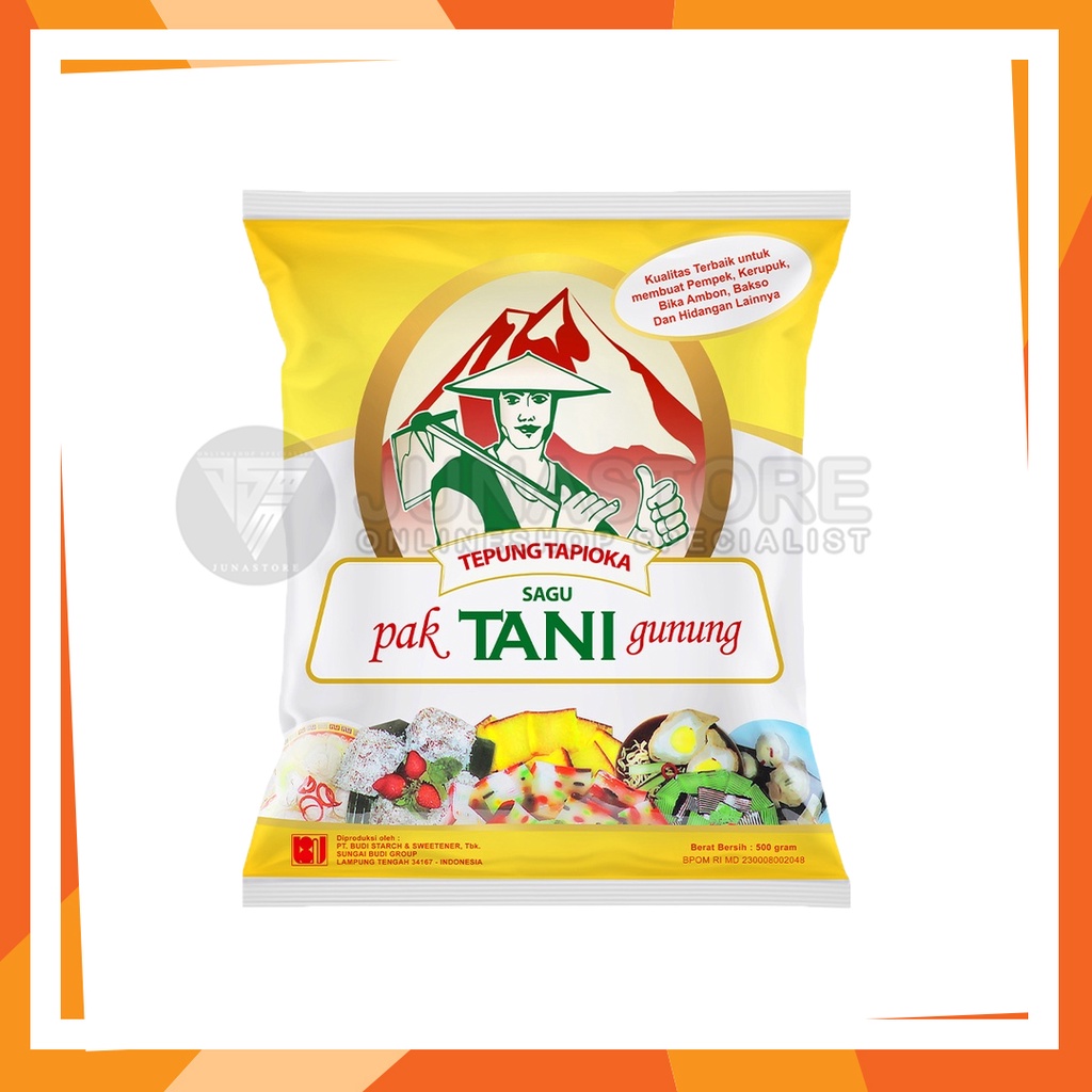 

Tepung tapioka pak tani 500gr