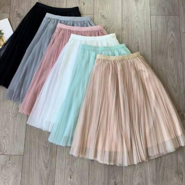 ❄ AESTRI Rok tutu tile/ rok tutu dewasa pendek mekar hitam abu putih navy moca pink krem ✳