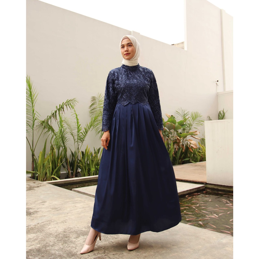 RED LOVE 136 (TERMURAH) GAMIS MAXI RED LOVE / GAMIS PESTA / GAMIS MAXI KONDANGAN / GAMIS MAXI TILLE MUTIARA / GAMIS BRUKAT MUTIARA MUSLIMAH / MAXI DRESS TILLE MUTIARA / MAXI DRESS PESTA