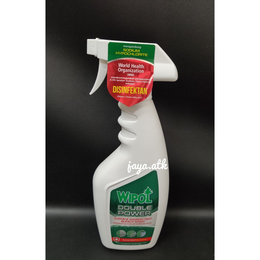 WIPOL DISINFEKTAN SPRAY SEMPROT DOUBLE POWER DESINFEKTAN ANTI KUMAN BAKTERI 500 ML