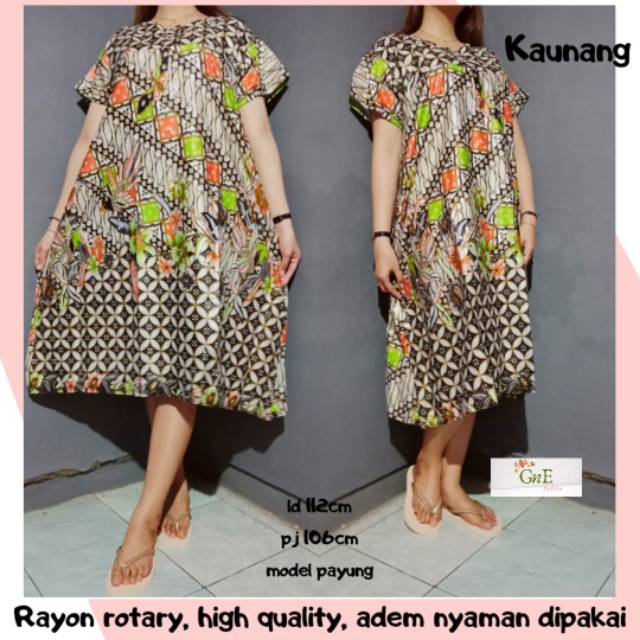 DASTER / DASTER MODEL PAYUNG / BAJU WANITA / PAKAIAN WANITA / HOME DREES