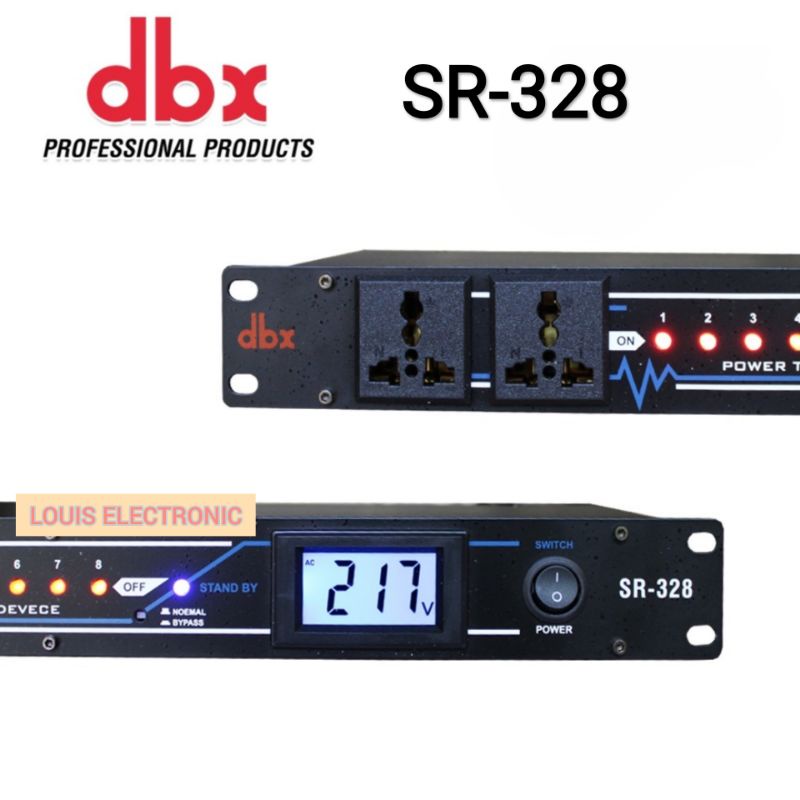 Power Sequencer Controller DBX SR328 SR 328 10 Channel with LCD Display