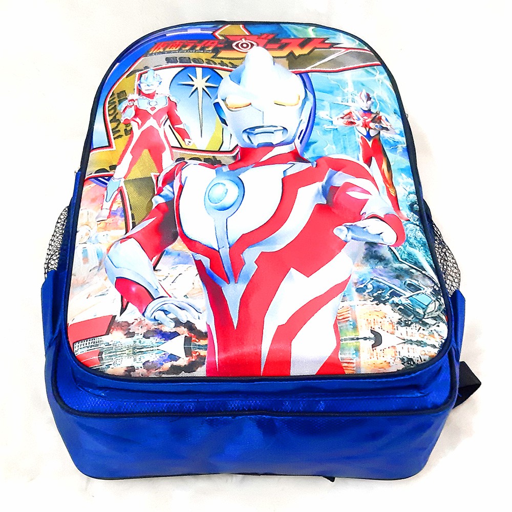 Tas Ransel Anak Karakter ULTRAMAN 3D Cowok Tas Sekolah Anak SD Laki laki