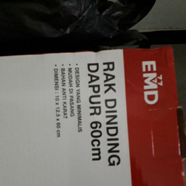 Rak Dinding 60cm Dapur Aluminium/ Tempat Bumbu Pisau Dan Alat Dapur