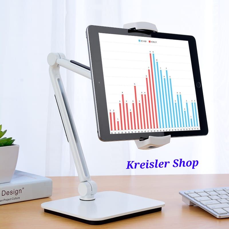 Tablet Holder ipad stand / Stand jepit tinggi Stand ipad Stand besi Holder tablet