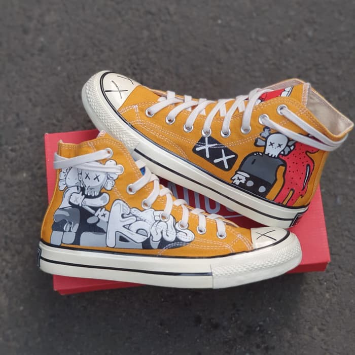converse 70s kaws