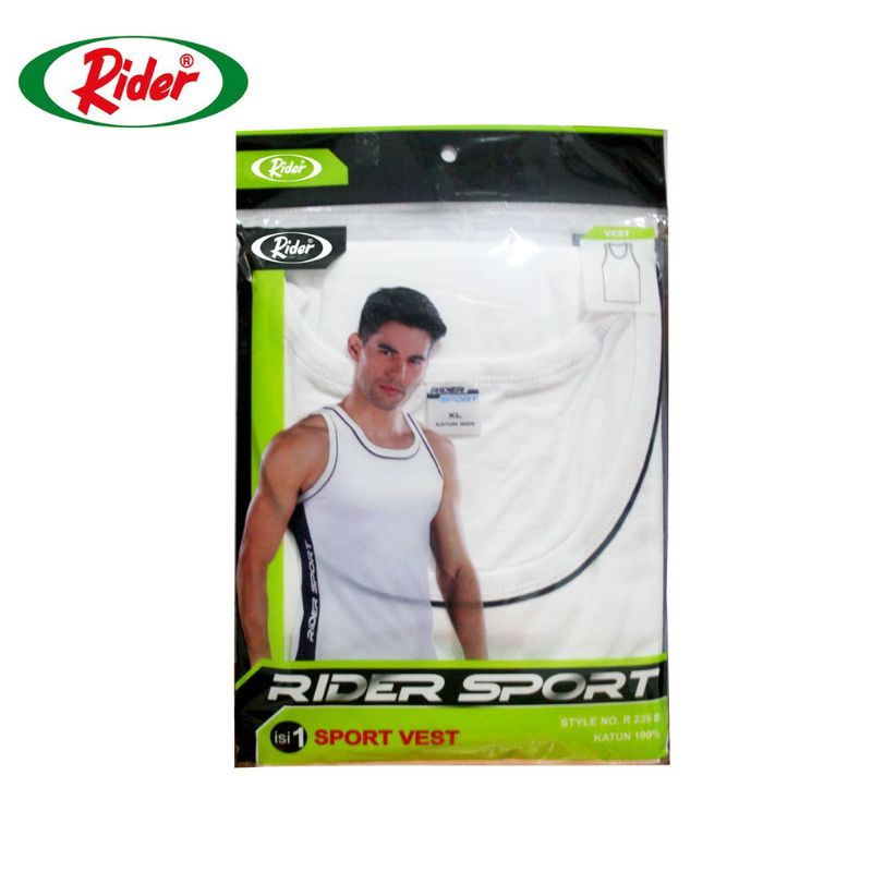 BLA309 Singlet / Kaos Dalam Rider Sport R235B (Putih / Warna Random)