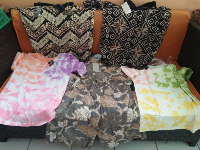 Setelan Celana Pendek Batik /setelan Busui Katun Adem Murah