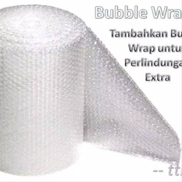 Buble Wrap (packingan tambahan agar aman sampai tujuan) / plastik buble wrap