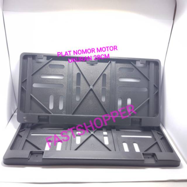 COVER ALAS FRAME PLAT NOMOR MOTOR TERBARU UKURAN SAMSAT 28CM - CM030