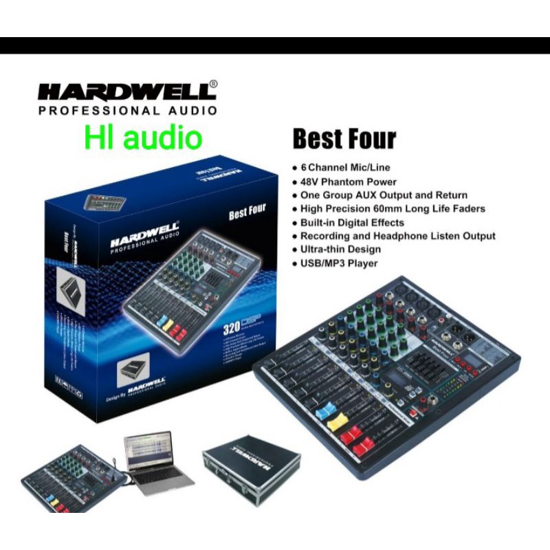 MIXER 6 CHANNEL BEST FOUR ORIGINAL HARDWELL