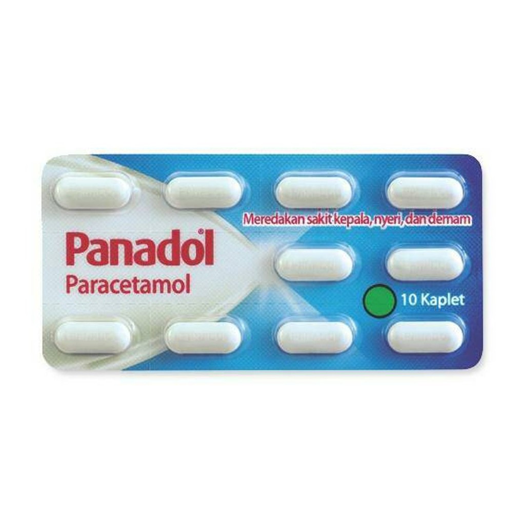 PANADOL BIRU TAB PER STRIP OBAT PENURUN PANAS SAKIT KEPALA