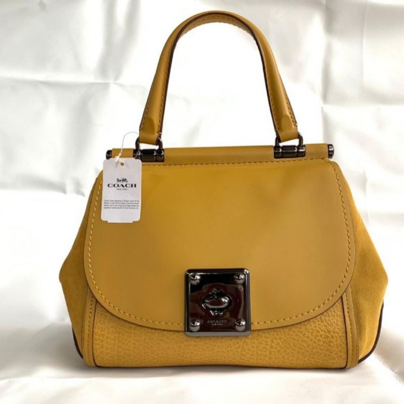 Tas coach drifter yellow asli