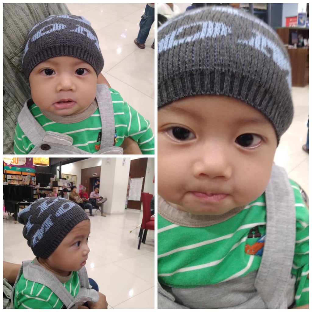 Topi kupluk rajut bayi anak K-01