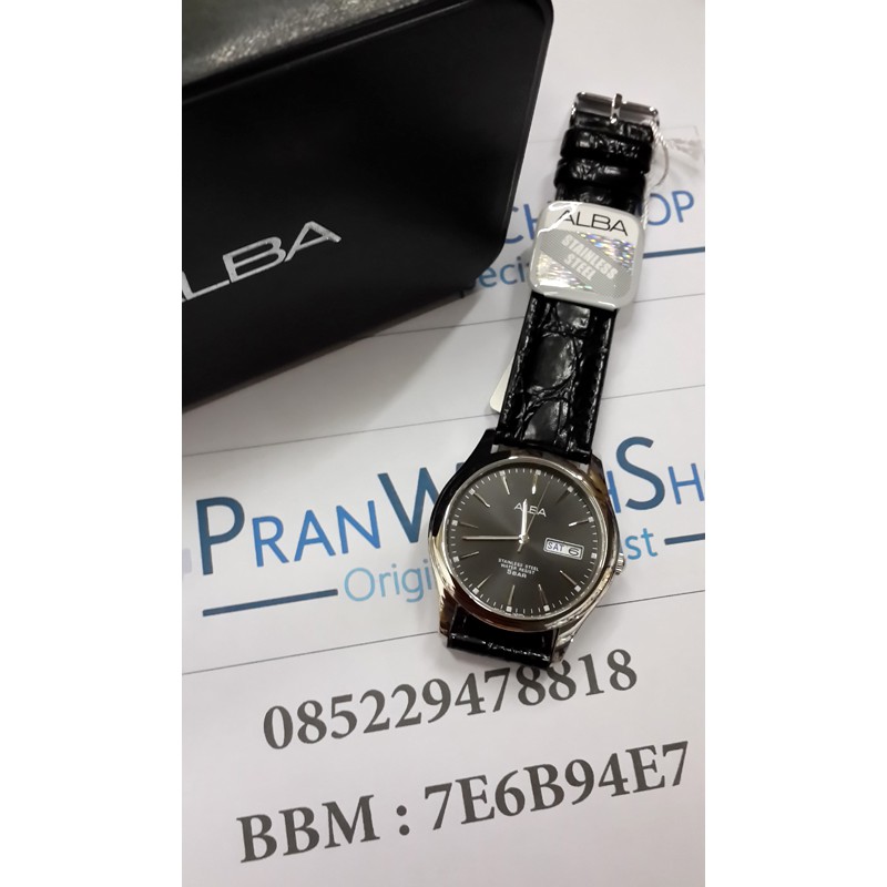 Jam Tangan ALBA AXND65X1 Pria Kulit Original Bergaransi Resmi 1 Tahun (Bisa Unisex)