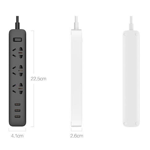 Xiaomi Stop Kontak 3 Colokan dengan 3 USB Port 2A Original