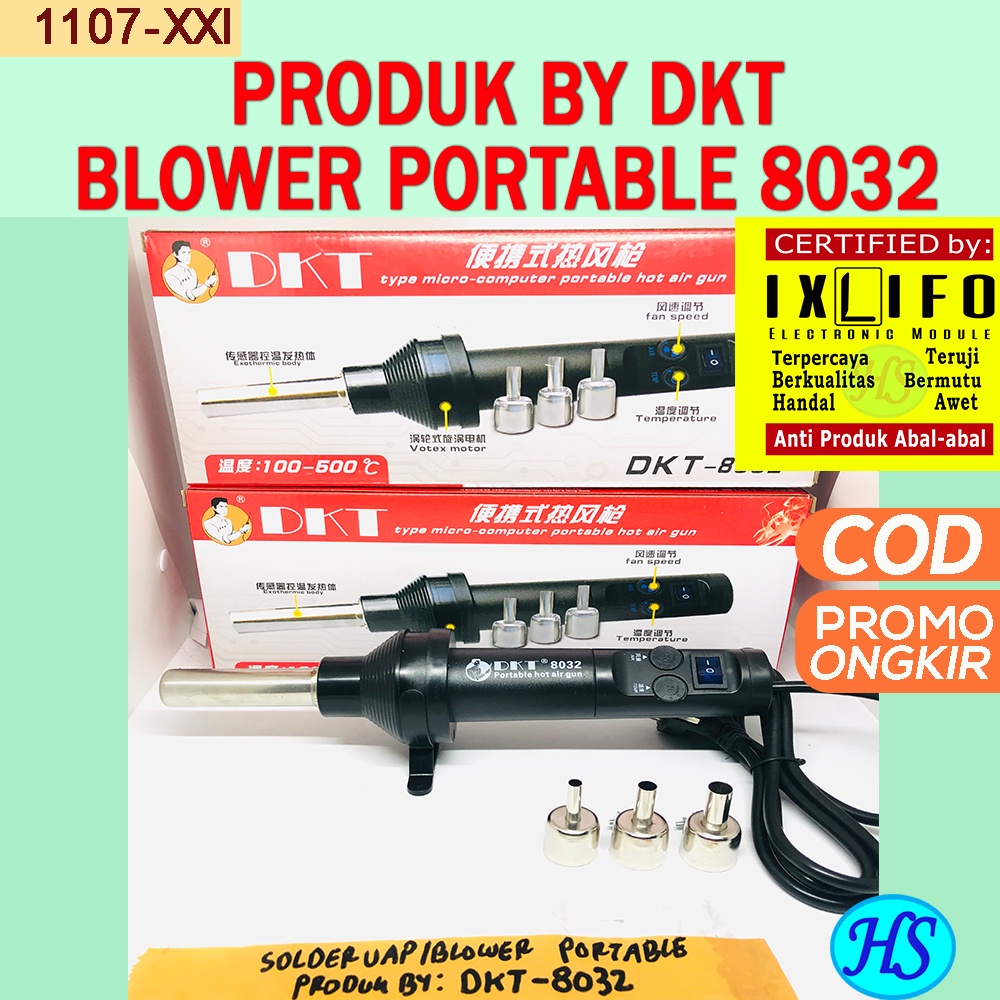 Jual SOLDER UAP BLOWER PORTABLE 8032a produk by DKT ORIGINAL Shopee