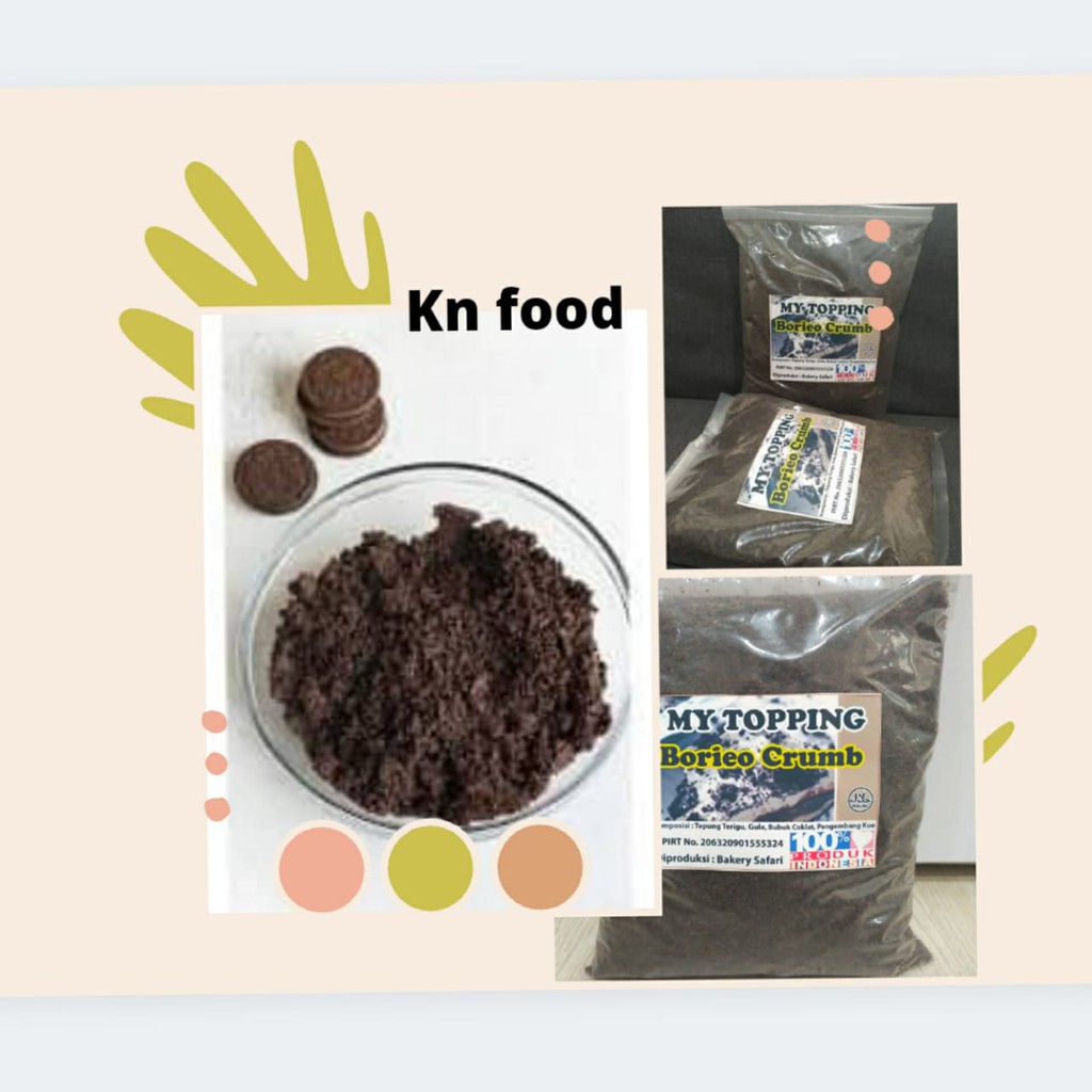 

My Topping Borieco Crumb 500gr Biskuit Halus Borieco 500g my Topping Borieco Crumb