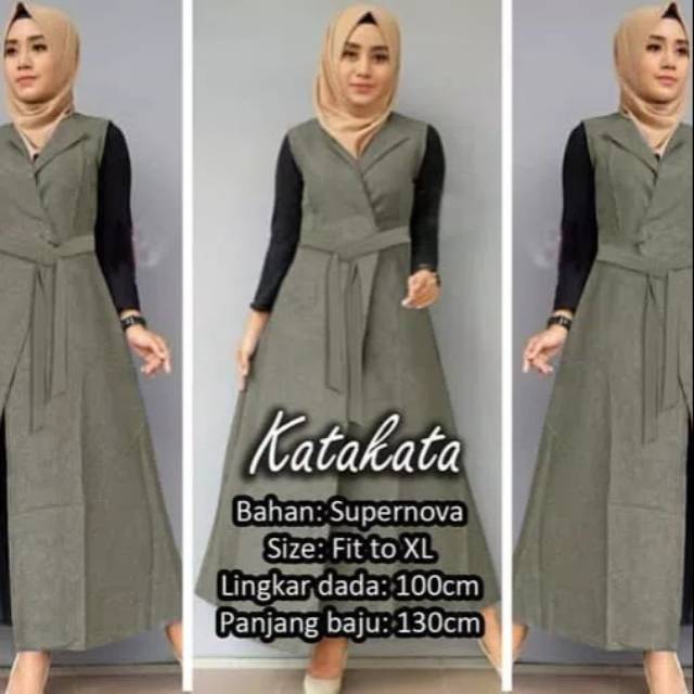 baju long cardigan