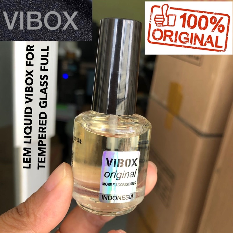 ORIGINAL VIBOX LIQUID LEM TG CAIR UNTUK TEMPERED GLASS FULL YG BERANGIN