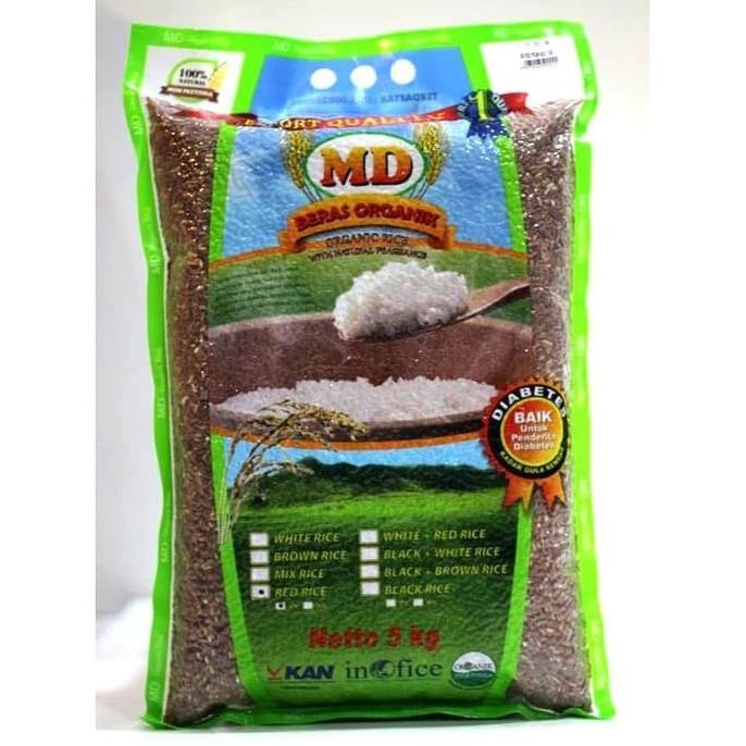 

Organic Red Rice Pecah Kulit - Beras Organik - Beras Merah - MD 5kg