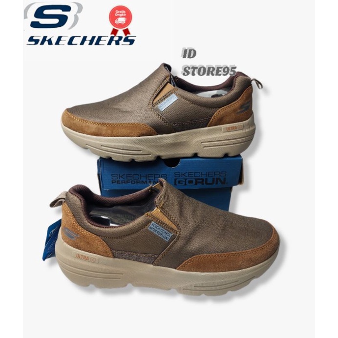 SKECHERS DURO MAN COKLAT/SEPATU SKECHERS DURO/SEPATU SLIP ON