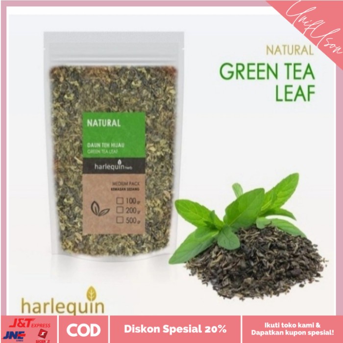 

⭐COD⭐ Indonesian Green Tea Leaf /Daun Teh Hijau Murni (lokal) 250gr