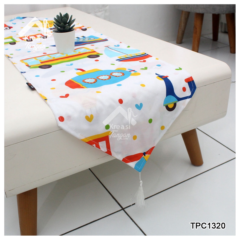 Taplak Meja / Table Runner Ukuran 105x30 - 150x35 TPC1323