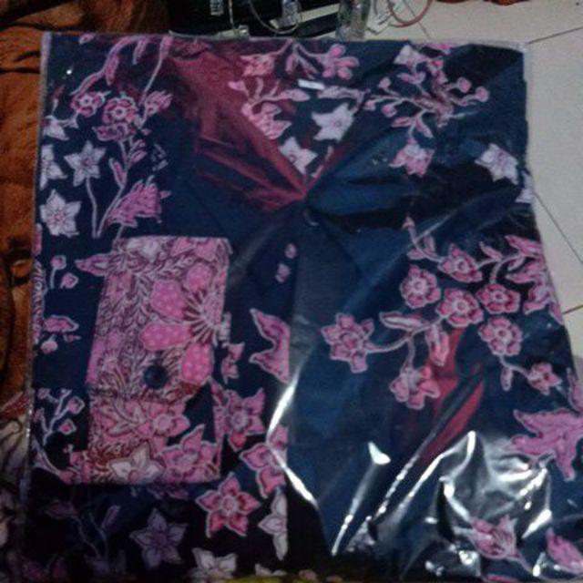 Diskon Bswart Batik Hrb026 Kenongo Hem Pendek Padi Pekalongan M L Xl Batik Pria Murah Modern Grosir