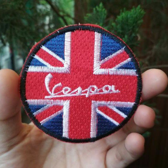 patch bordir vespa england