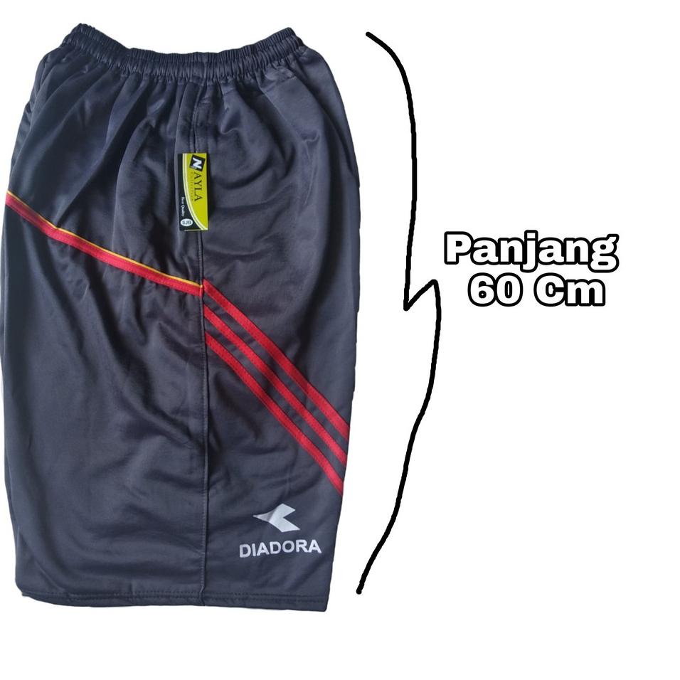 ➨ Celana Pendek Training Jersey Pria Dewasa JUMBO SIZE XXXL Didoraa ➬
