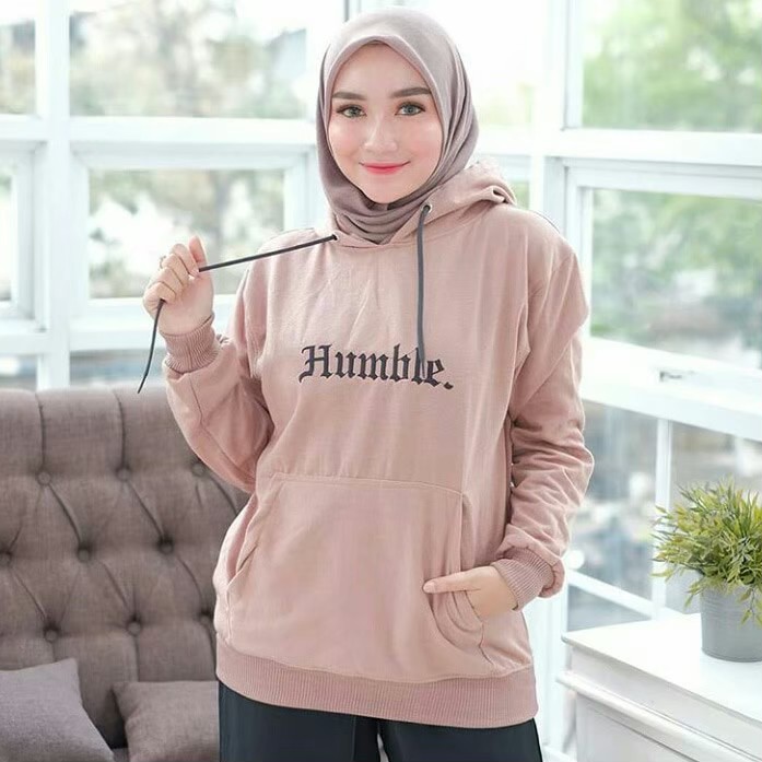 Humble Hoodie - Jaket Hoodie Wanita-Sweater Tebal pria-wanita BAYAR DI TEMPAT-1