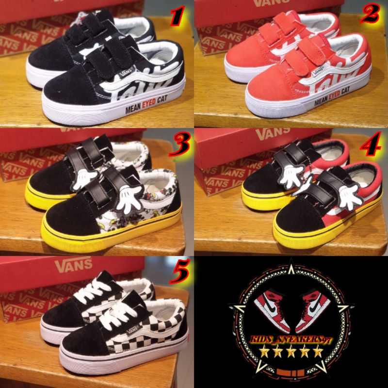 Sspatu Vans Old Skool Anak / Sepatu Anak Vans Old Skool Perekat Kids / Sepatu anak Vans Terlaris