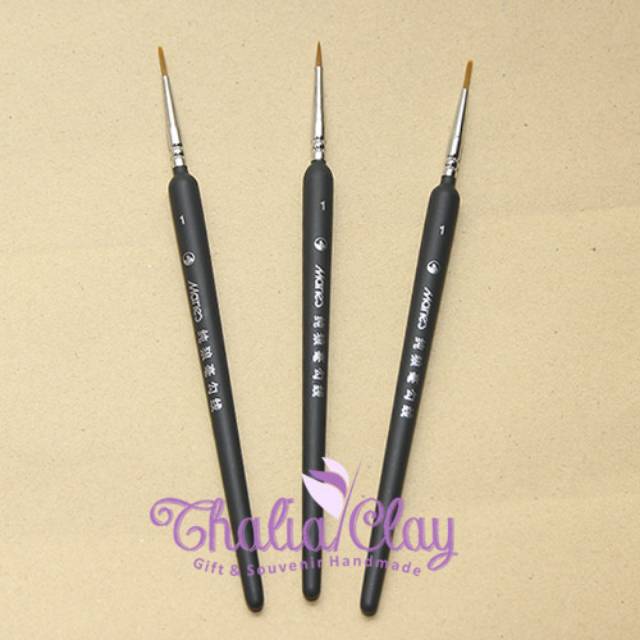 

KUAS LUKIS KECIL 1 KUAS DETAIL KUAS POINTED PAINTING BRUSH KUAS FIGURE MINIATUR KUAS KUKU
