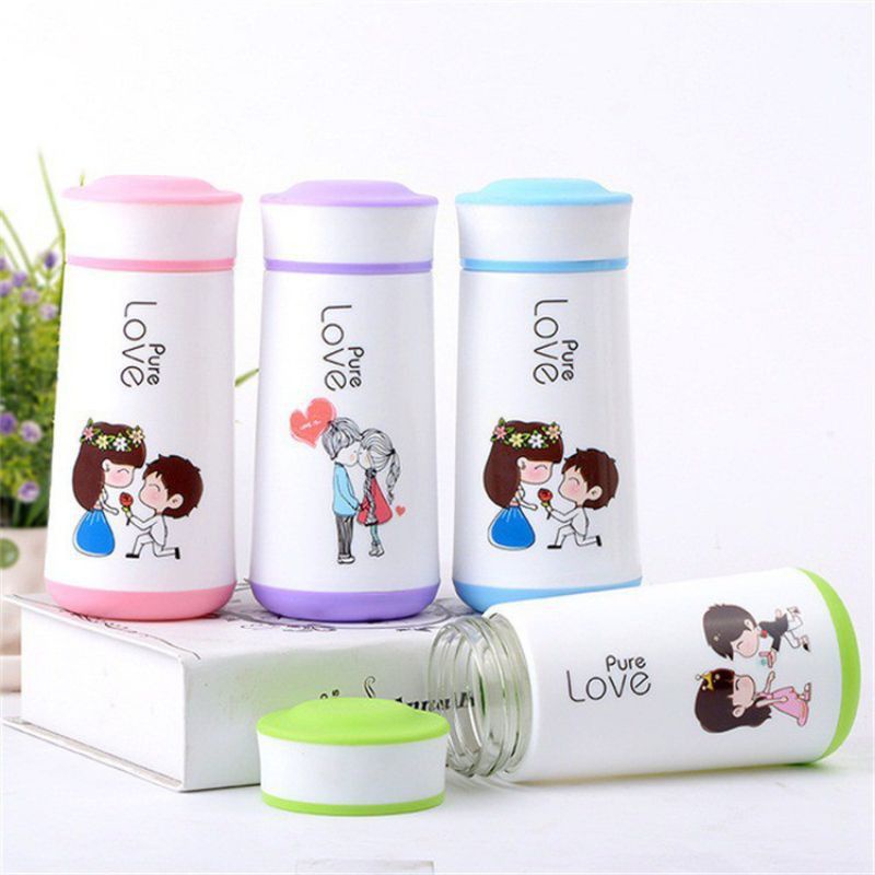 pure love kecil / botol kaca pure love / botol kaca / perlengkapan makan / purelove / botol kaca 350