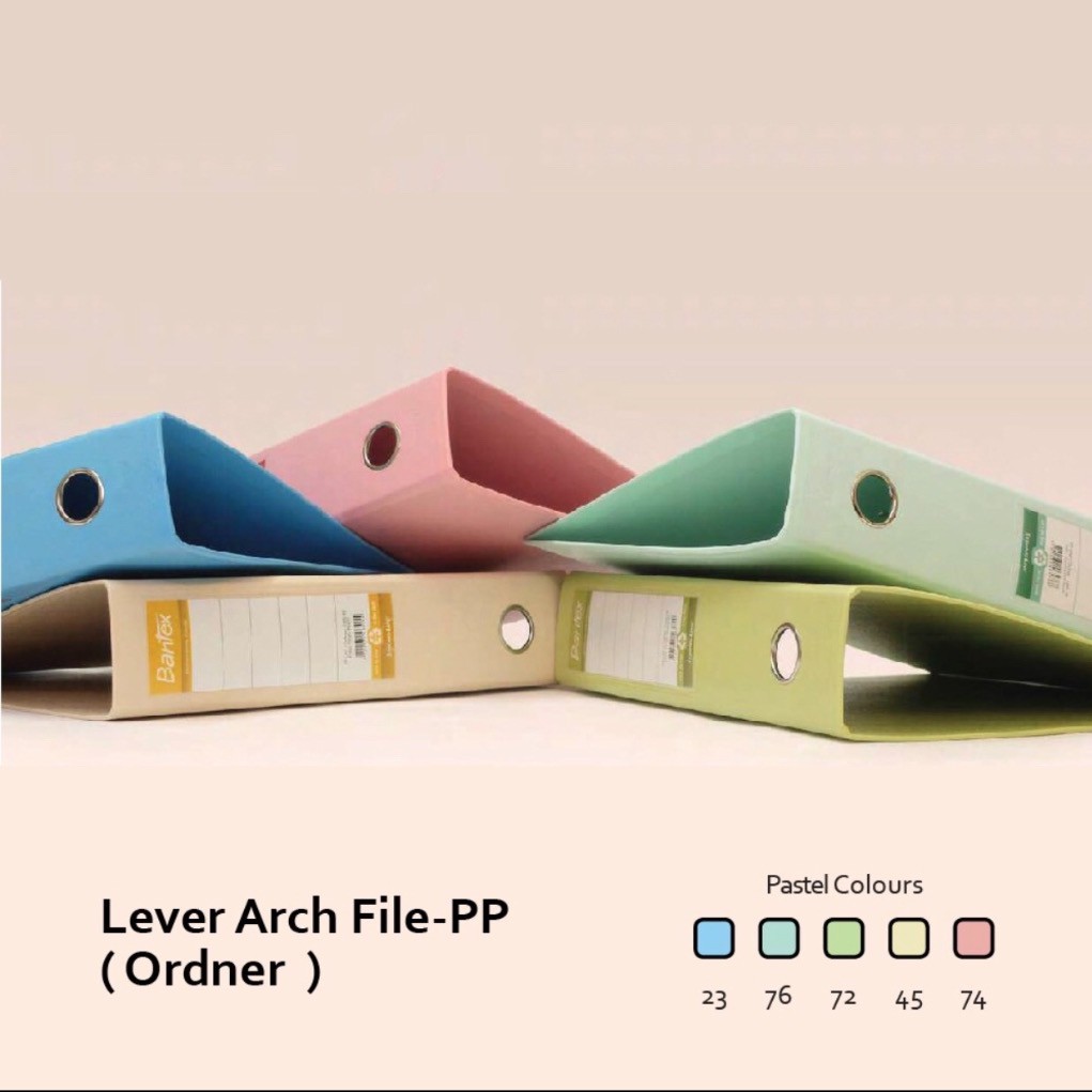 

[READY] BANTEX LEVER ARCH FILE ORDNER PASTEL COLORS-PP