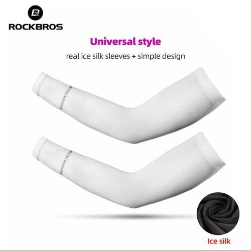 Manset Tangan Sepeda Premium ROCKBROS XT9002BK ARM SLEEVE OUTDOOR ANTI UV Pelindung Lengan Untuk Pria/Wanita Aksesoris Sepeda