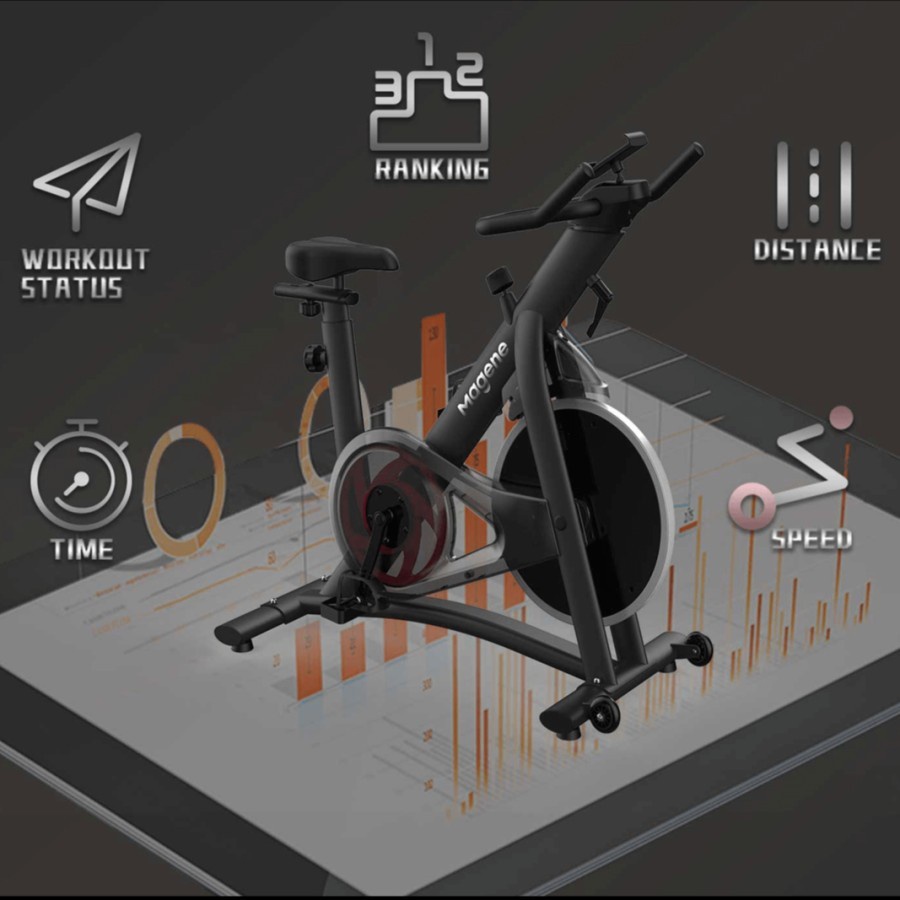 Magene G611 Smart Spinning Bike Magnetic Indoor Sepeda Statis Fitness